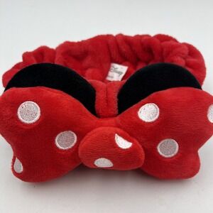 MINNIE MOUSE SOFT HEADBAND VELVET RED BOW -‎ THE CREME SHOP - SPECIAL ED.